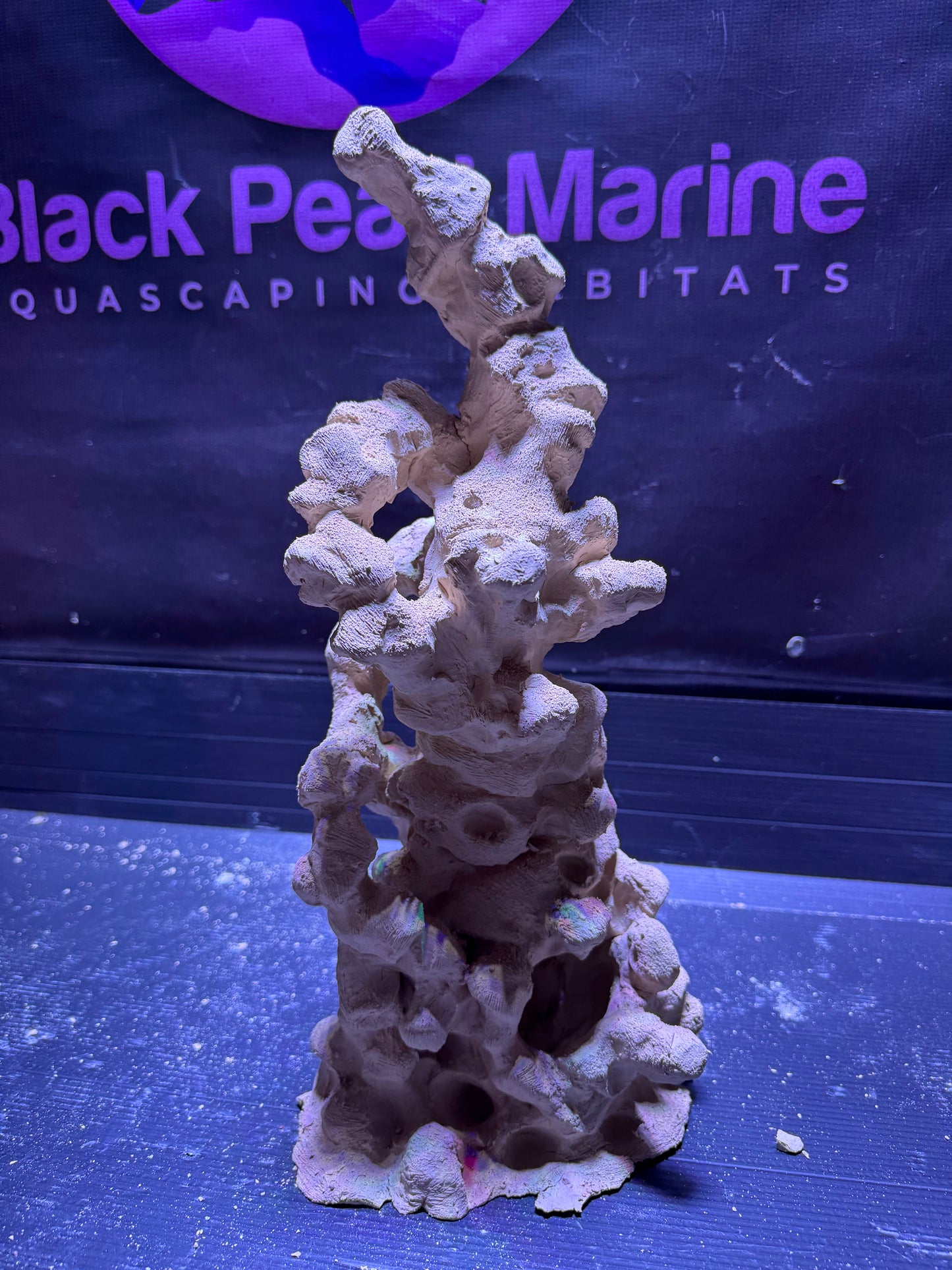 Ceramic Reef Rock Nano Tower + Cave 130.130A (L18cm/H37cm/D18cm)