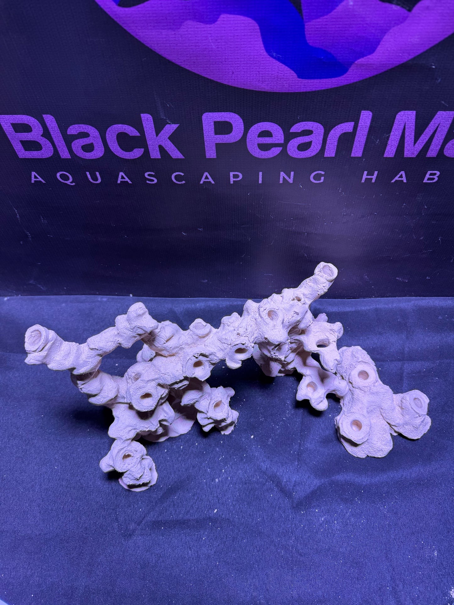 Ceramic Reef Rock Frag Hole Set 041125 (L33cm/H20cm/D17cm)