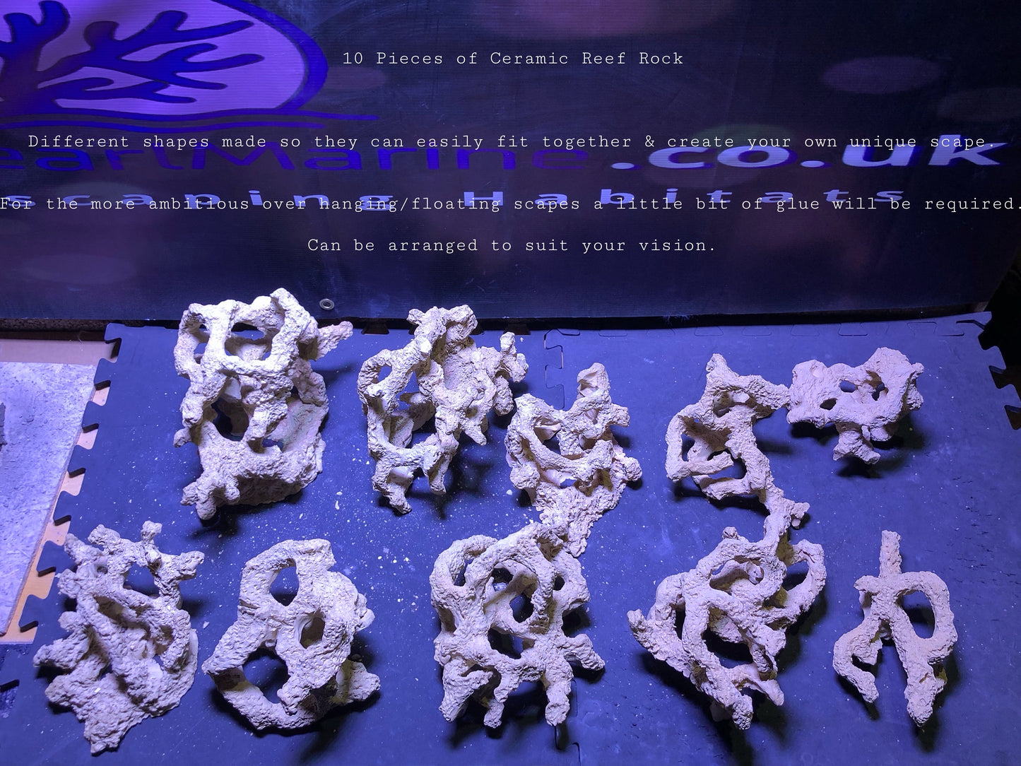 Ceramic Reef Rock Set