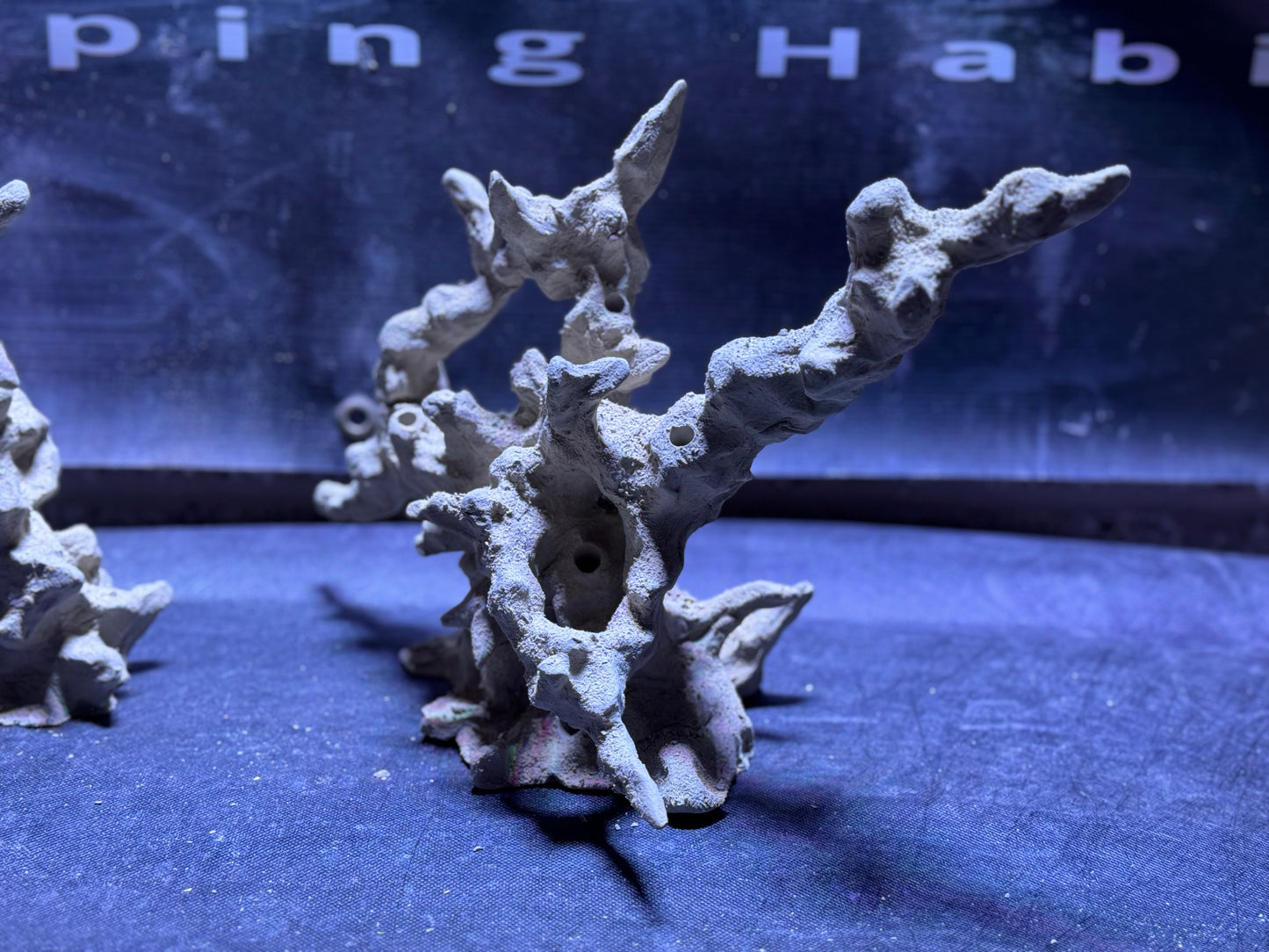 Ceramic Reef Rock Sculpture Set