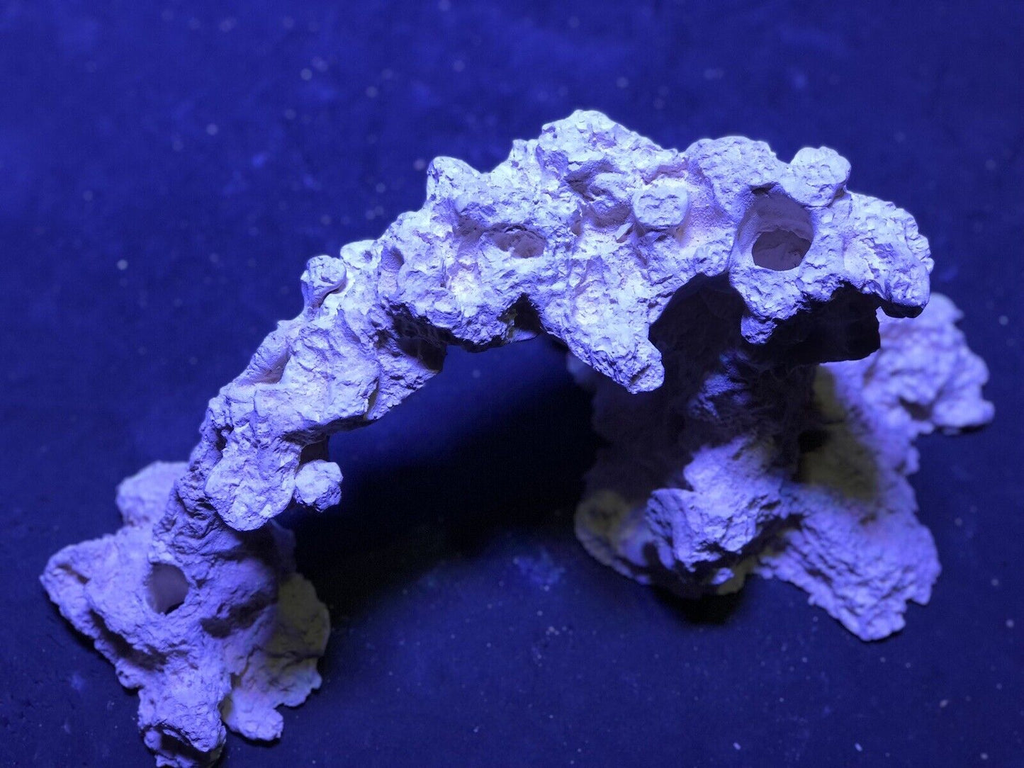 Reef Ceramic White Coral Arch/Habitat MarineFreshwater Aquarium Decoration 4PCS