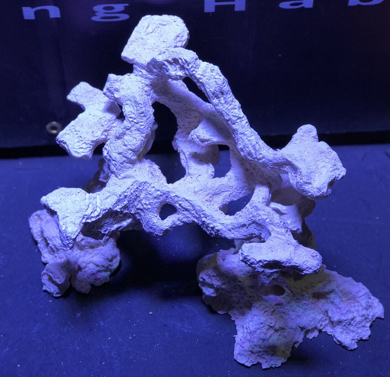 Reef Ceramic White Coral Arch/Habitat MarineFreshwater Aquarium Decoration 4PCS